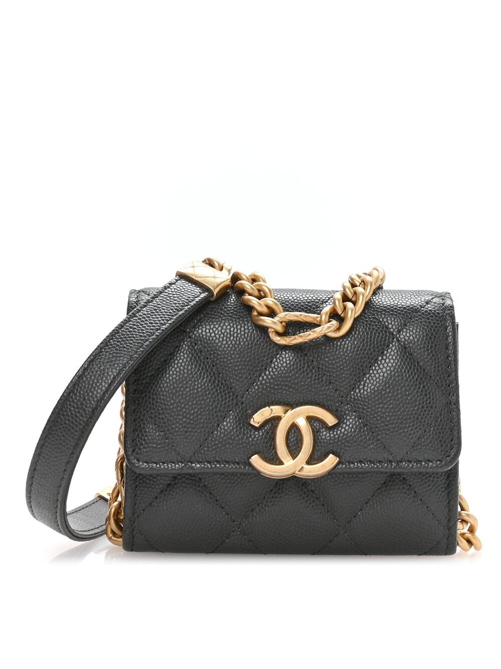 Chanel Caviar Quilted Bracelet On Chain #337463C15B
